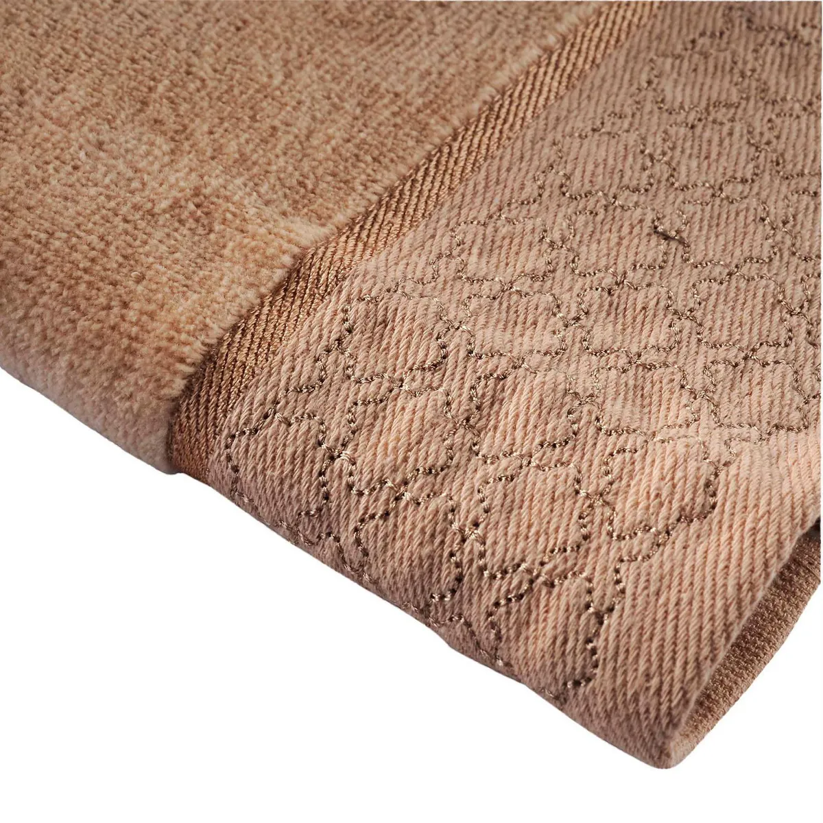 JUST HOME COLLECTION - Toalla de Baño de Visita de Algodón Cadena 30x50cm Marfil