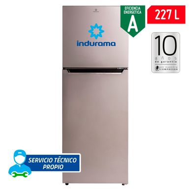 Refrigeradora Indurama 227 Lt Top Freezer RI-379 Plata