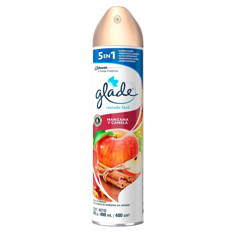 GLADE - Ambientador Glade En Spray Manzana Y Canela 400Ml