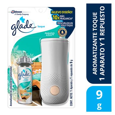 Ambientador Glade En Spray Paraso Azul 12Ml
