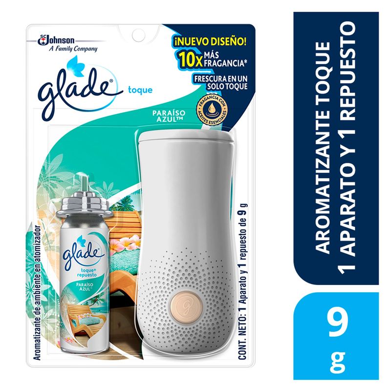 GLADE - Ambientador Glade En Spray Paraíso Azul 12Ml