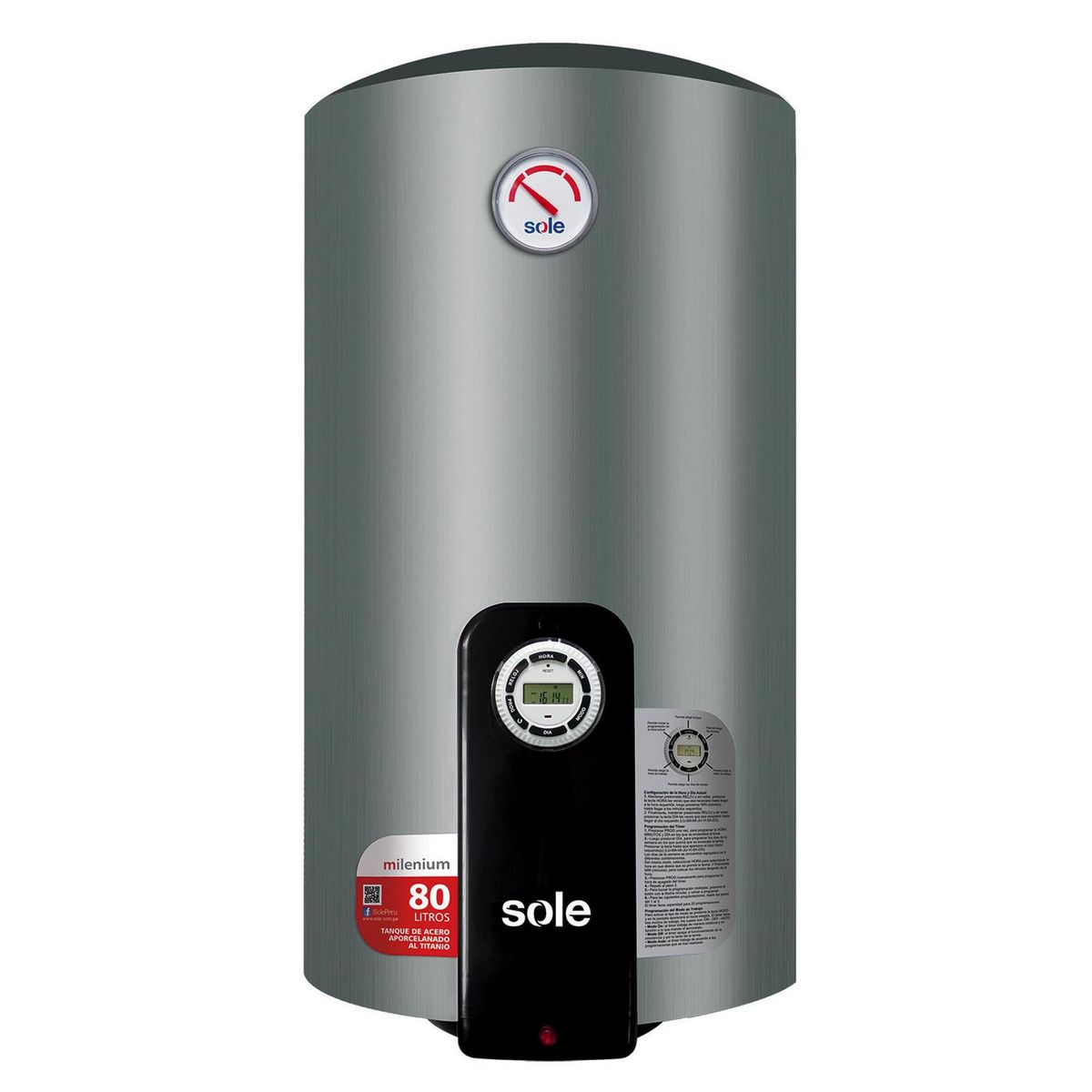 SOLE - Terma Eléctrica Sole Nueva Milenium 80 litros