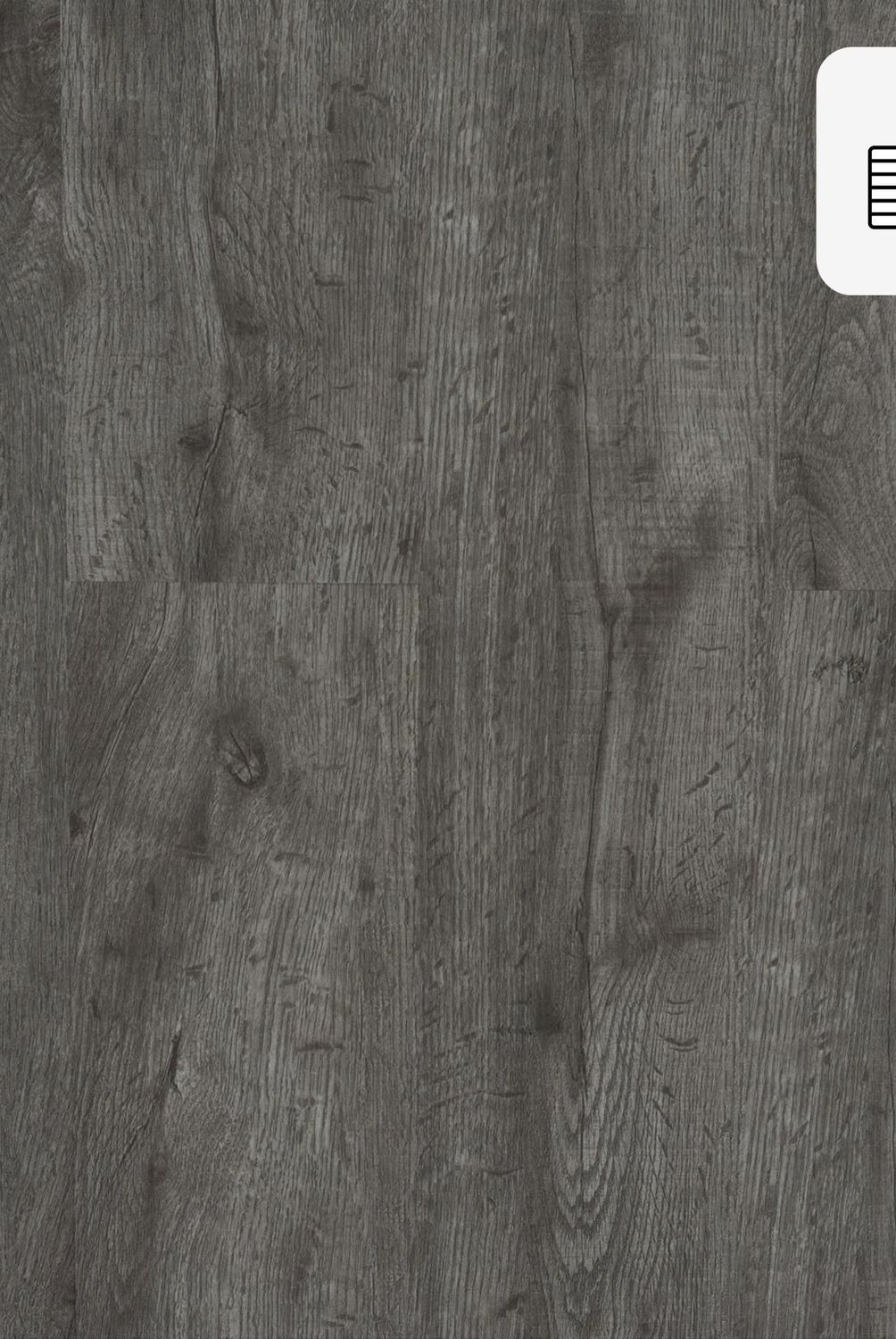 HOLZTEK - Pisos Vinílico Gris Oscuro 2mm 95cmx16cm 2.96m2