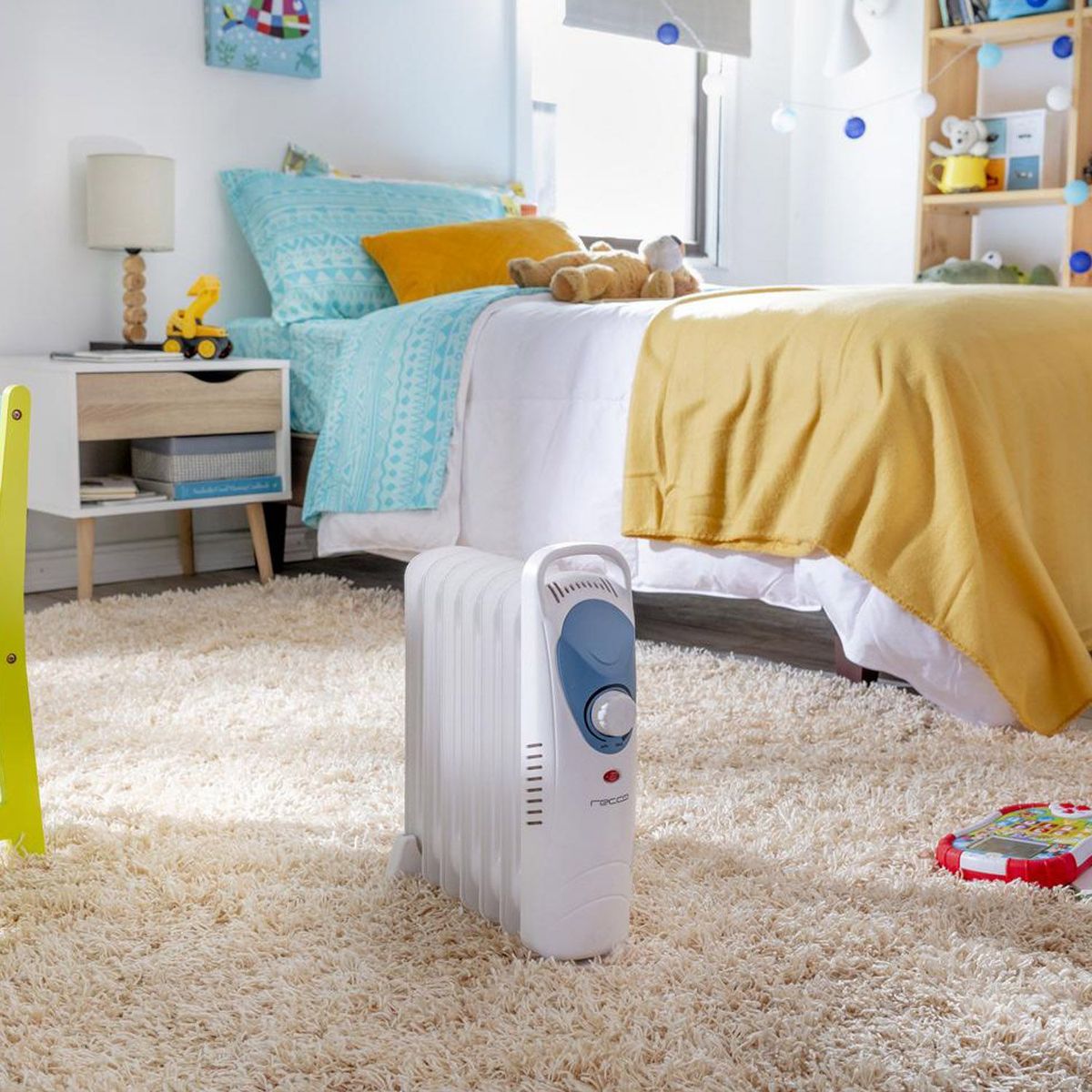 RECCO - Termoradiador Eléctrico Recco 7 Celdas 600W 10m2 DF-600H1-7-C