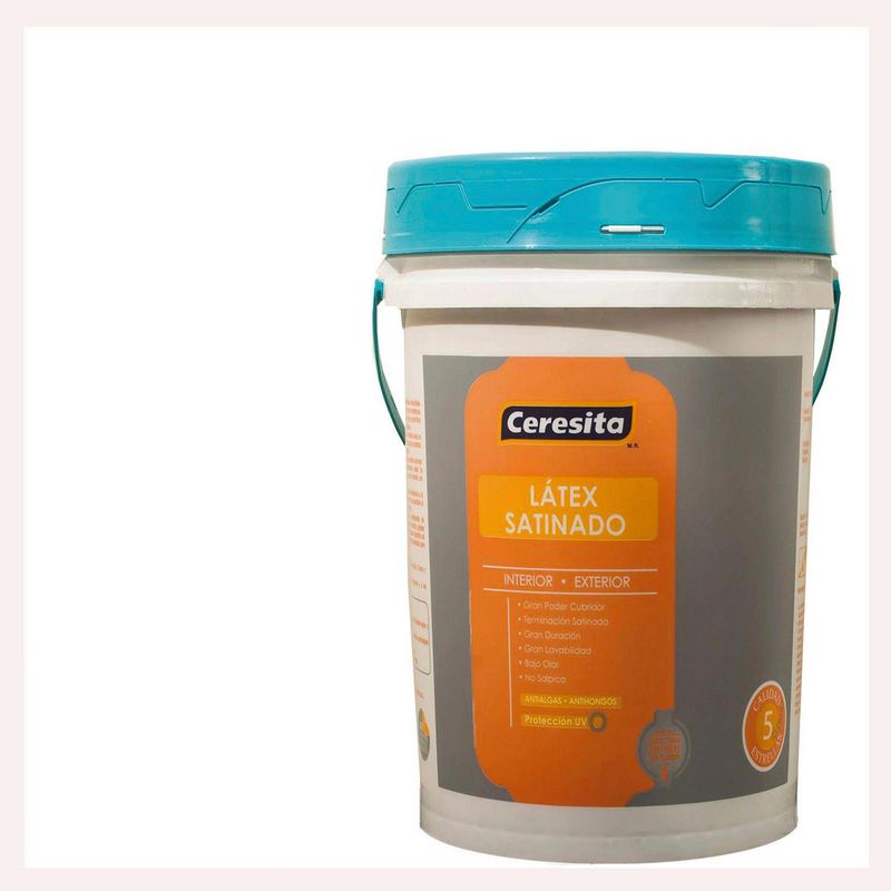 CERESITA - Látex Satinado Blanco 20 L