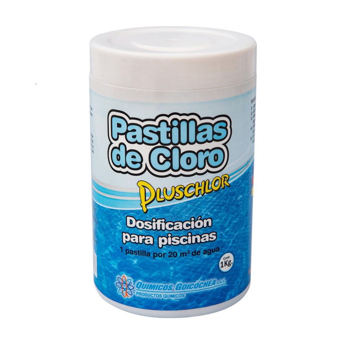 PLUSCHLOR - Pastillas de Cloro 1Kg