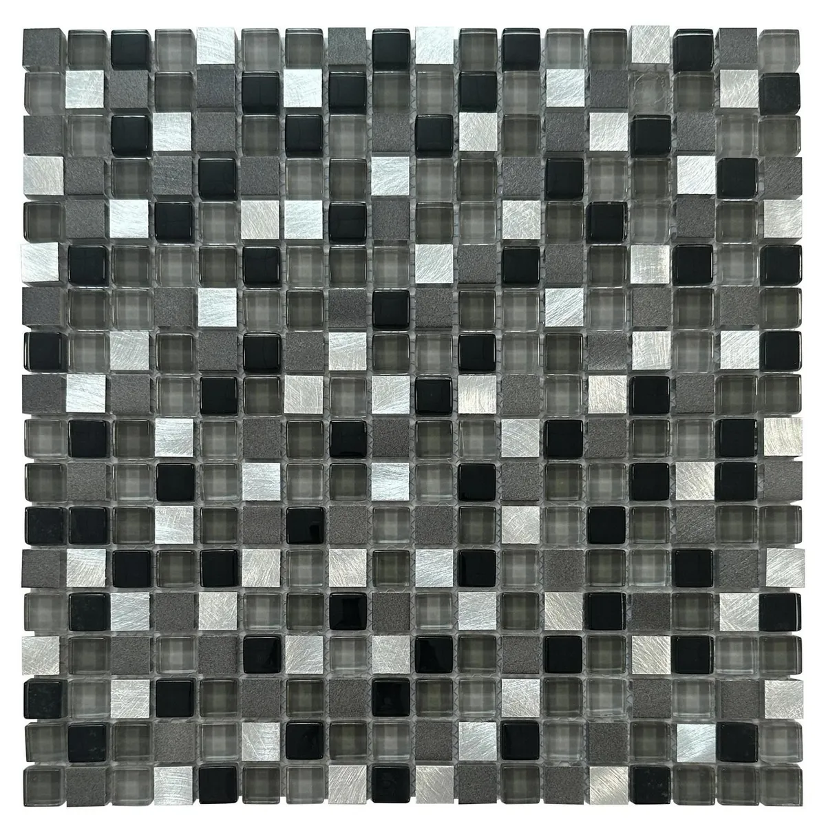 HOLZTEK - Malla decorativa Mix Gris 30x30cm