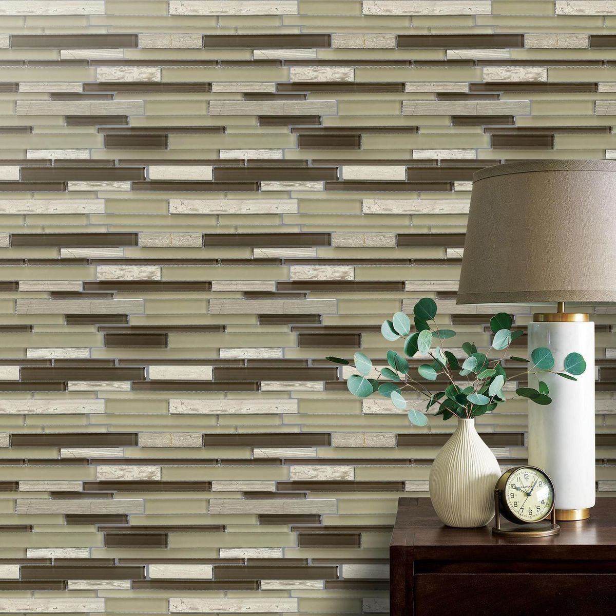 HOLZTEK - Malla decorativa Gris 30x30cm