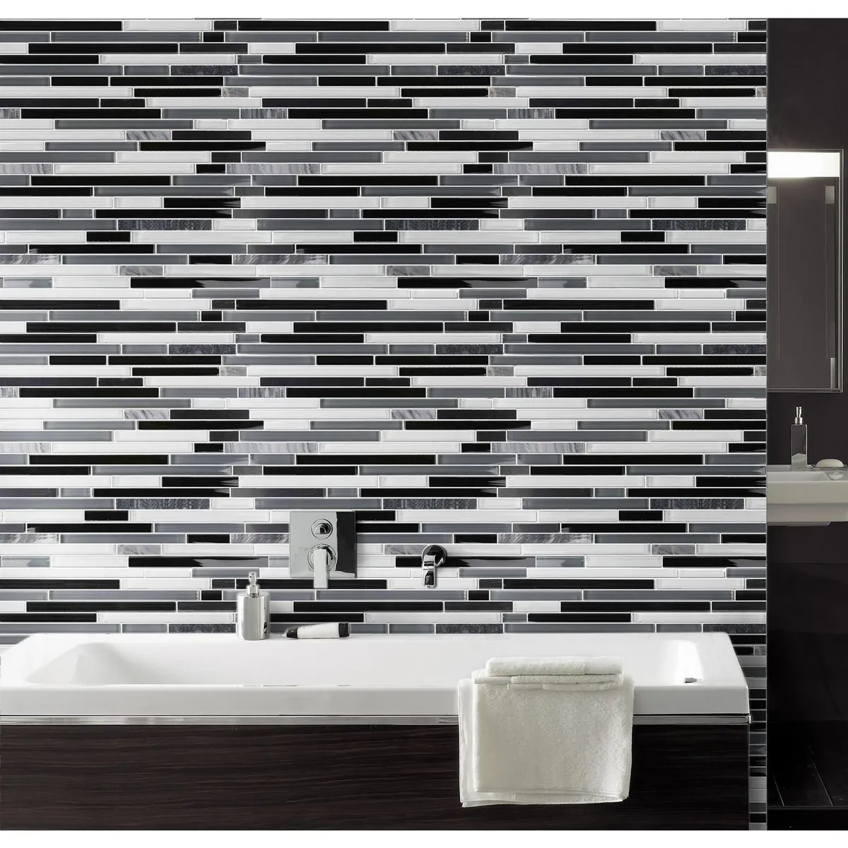 Malla decorativa Gris 30x30cm, marca HOLZTEK - Foto Principal