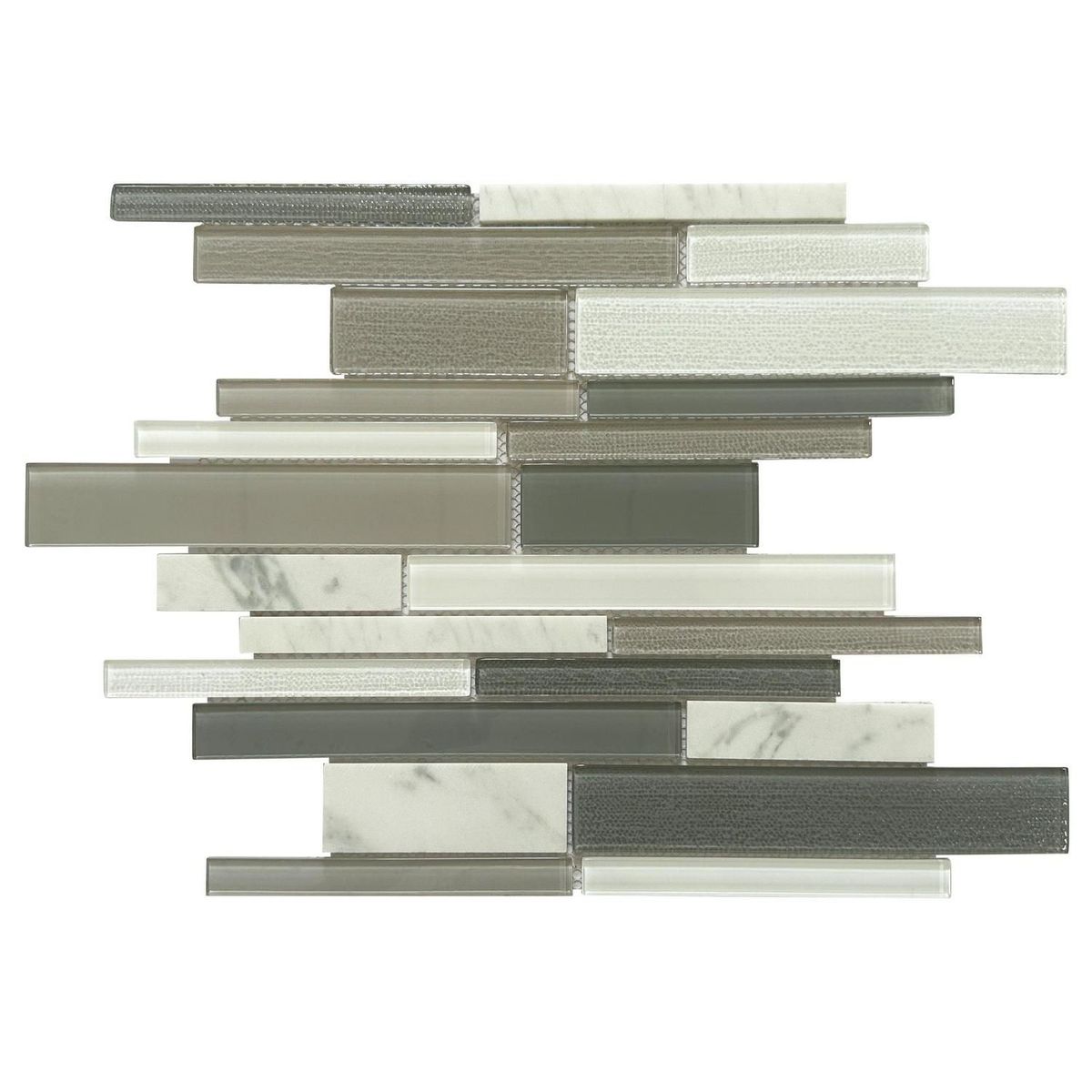 HOLZTEK - Malla decorativa Negro y gris 30x30cm