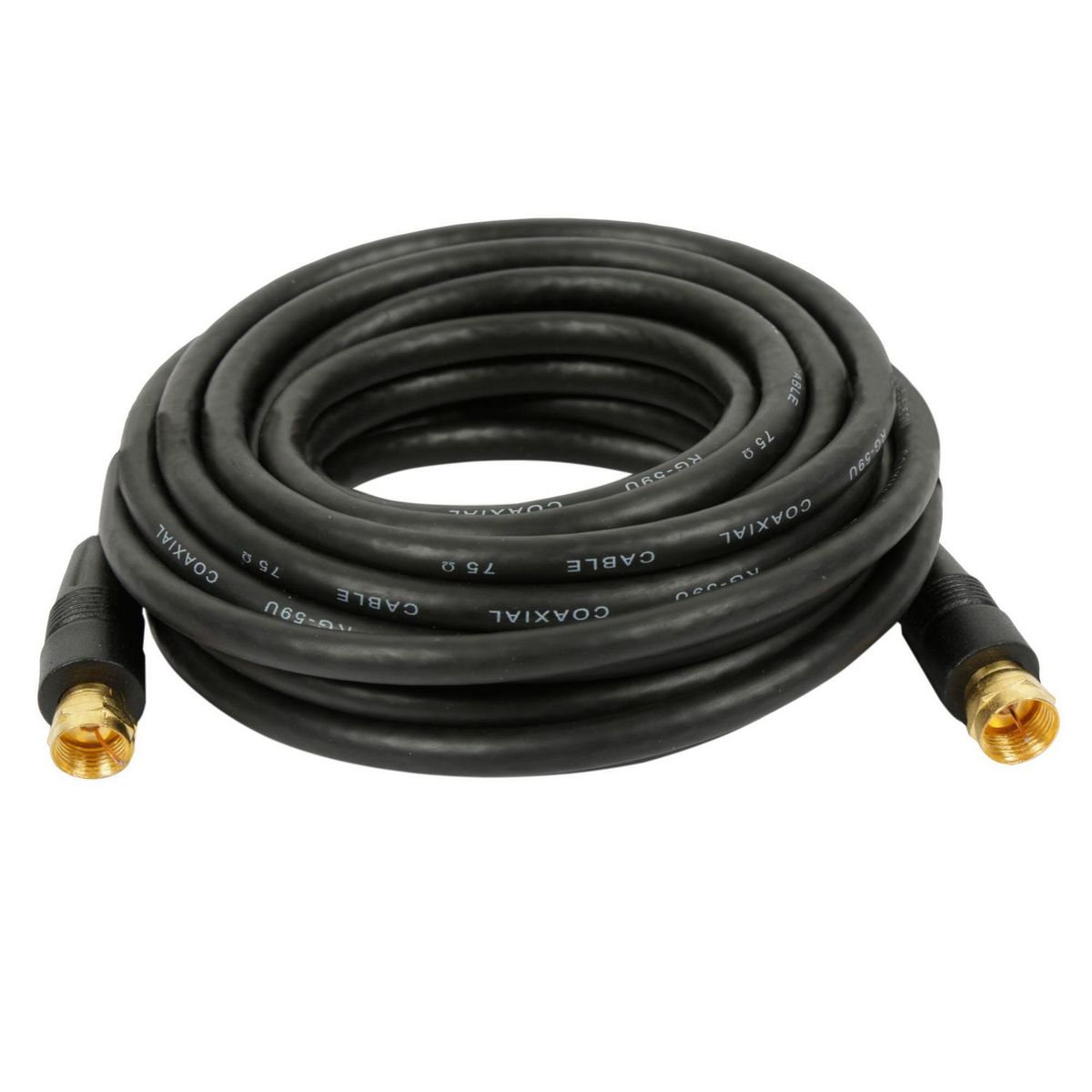 DAIRU - Cable Coaxial Term F 5 m Negro