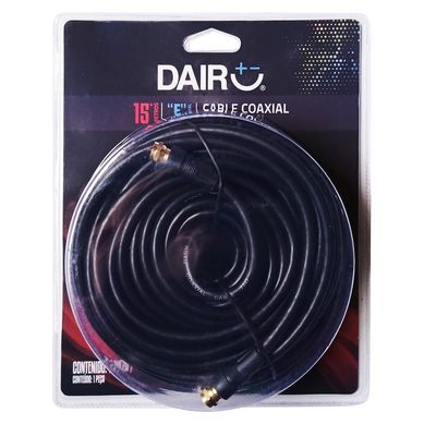 Cable Coaxial Term F 15 m Negro
