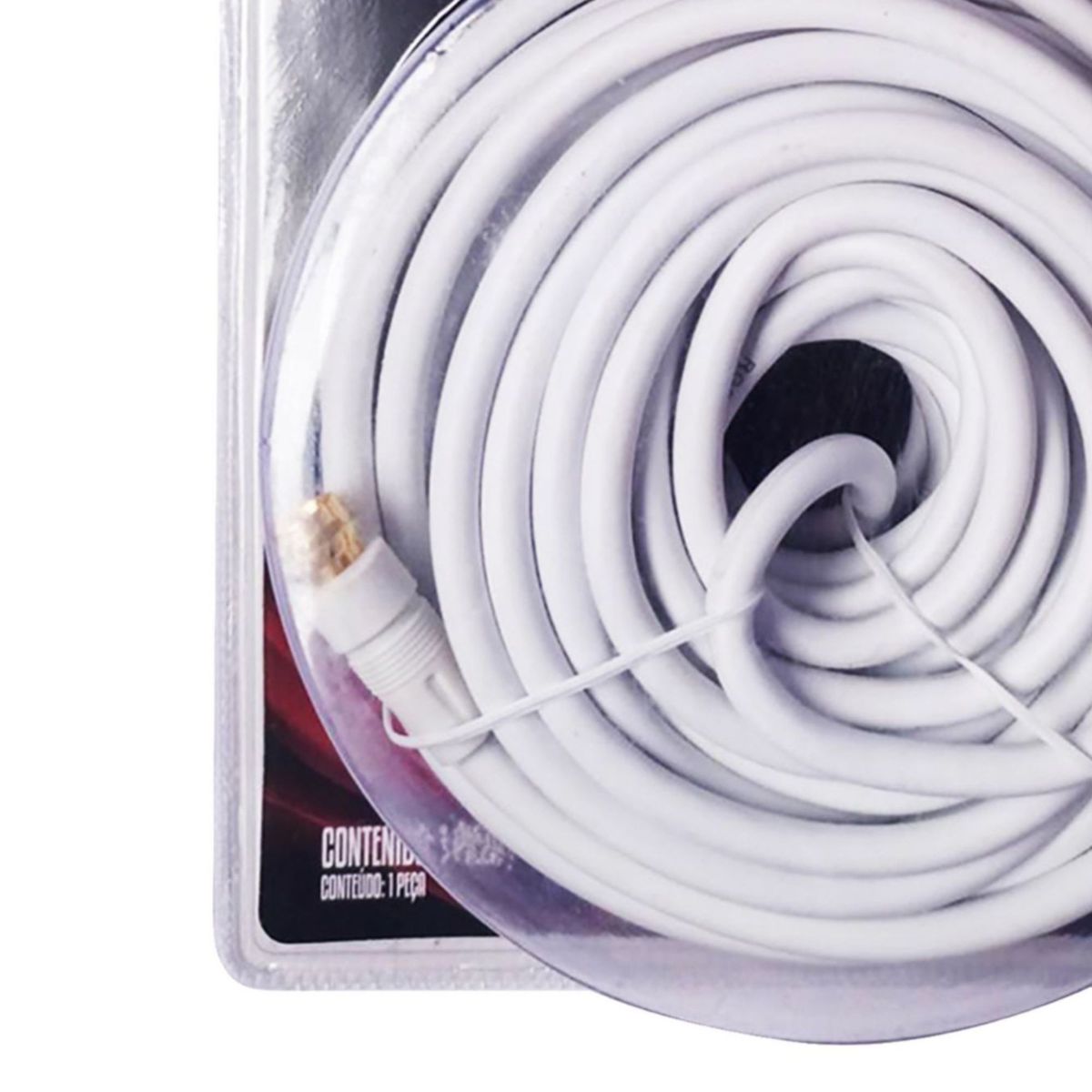 DAIRU - Cable Coaxial Term F 15 m Blanco