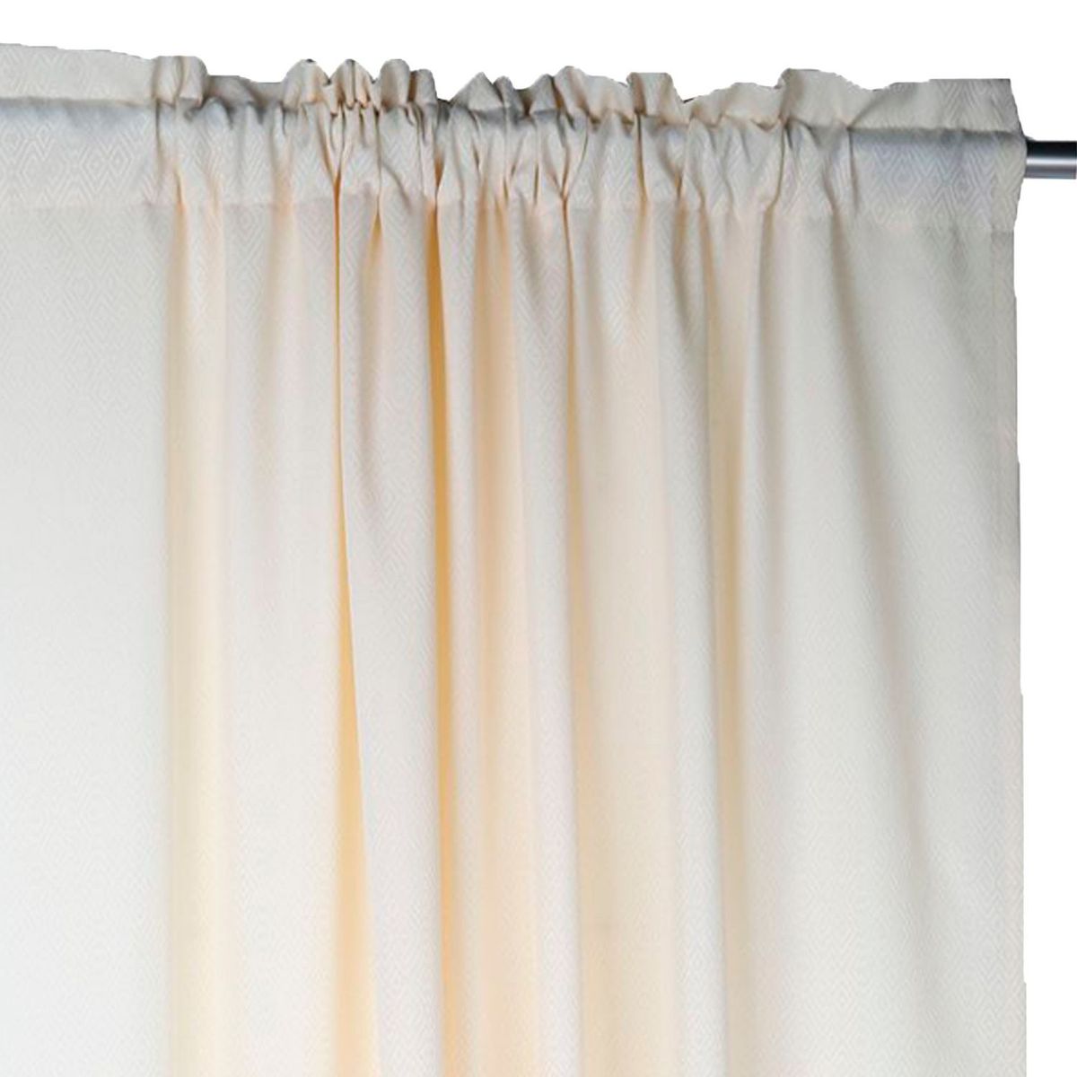 CASA BONITA - Cortina de Tela 140x225cm Crema