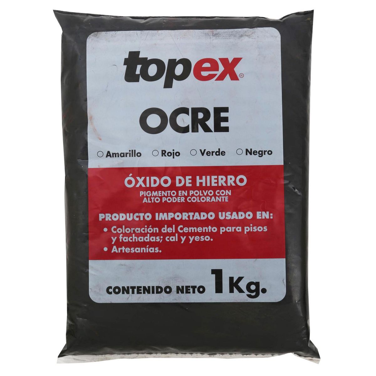 TOPEX - Ocre Negro Topex bolsa 1 kg