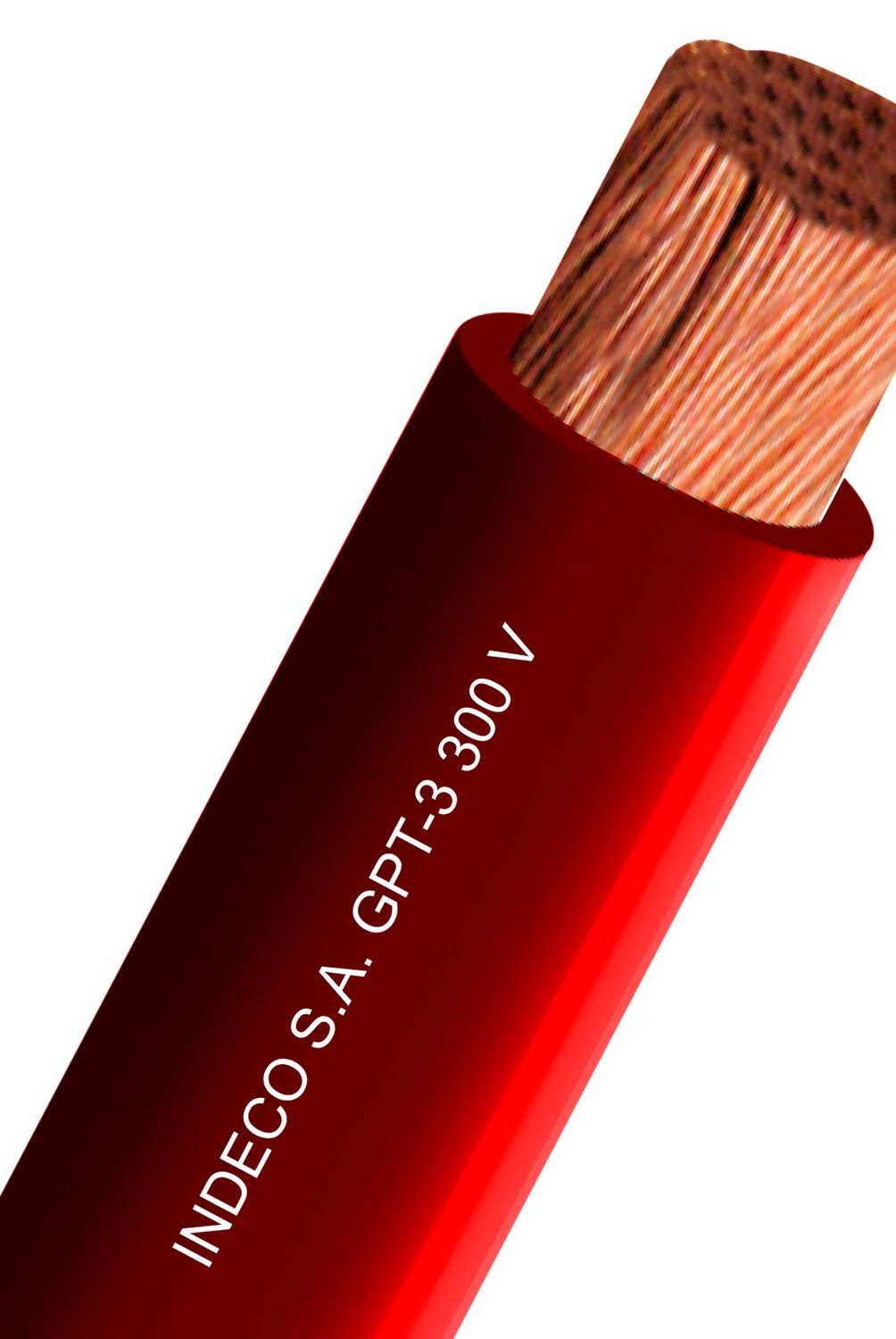 INDECO - Cable GPT 18 AWG Rojo 100 Metros