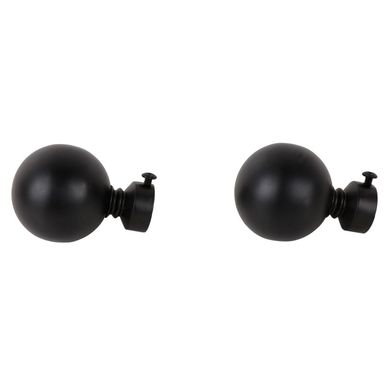 Terminal Bola Metal Negra 19mm