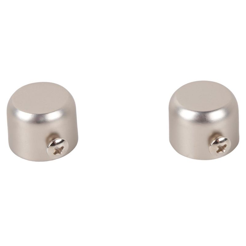 JUST HOME COLLECTION - Terminal Tope Plateado 19mm