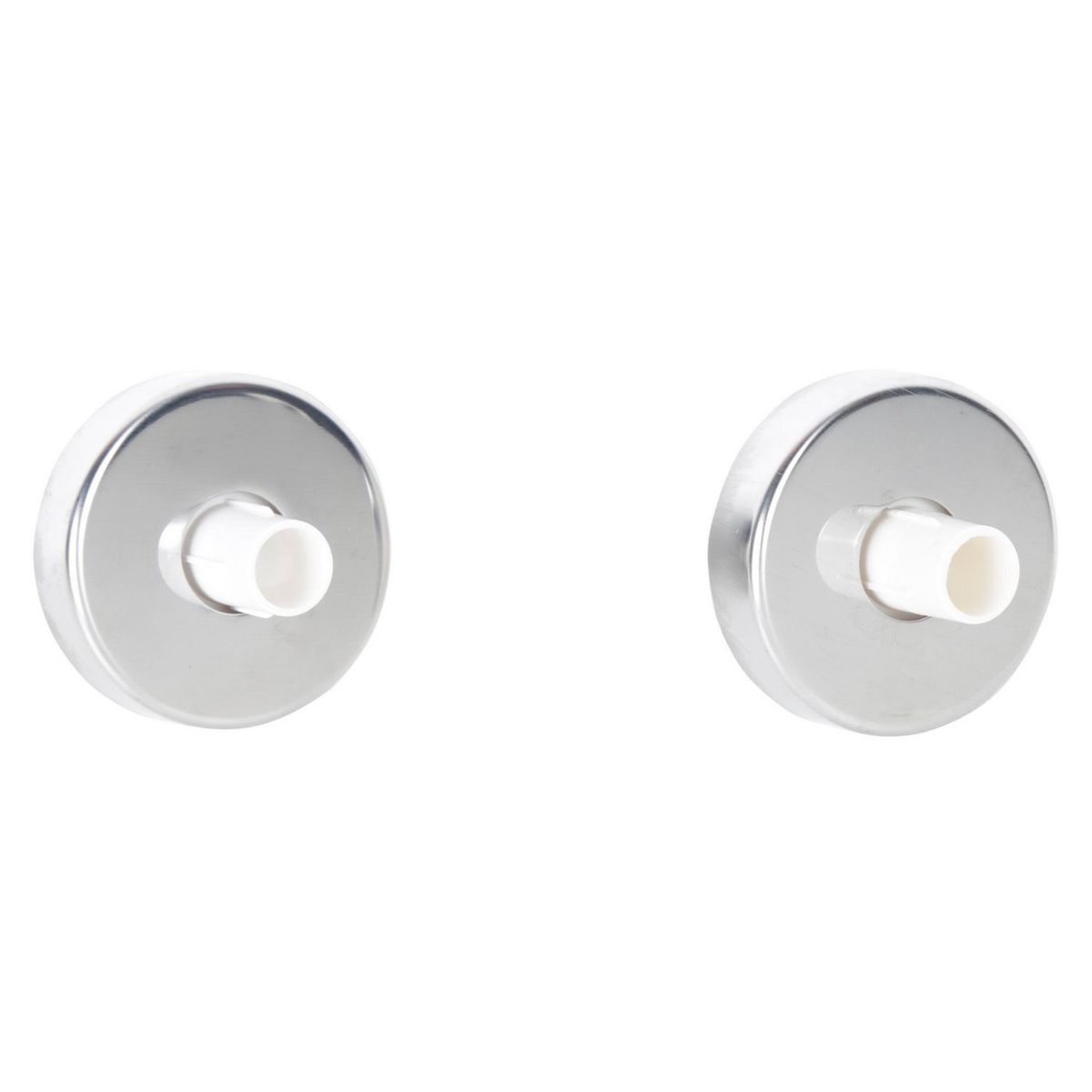 JUST HOME COLLECTION - Soporte Lateral c/tapa acero inoxibable 19mm (2un)