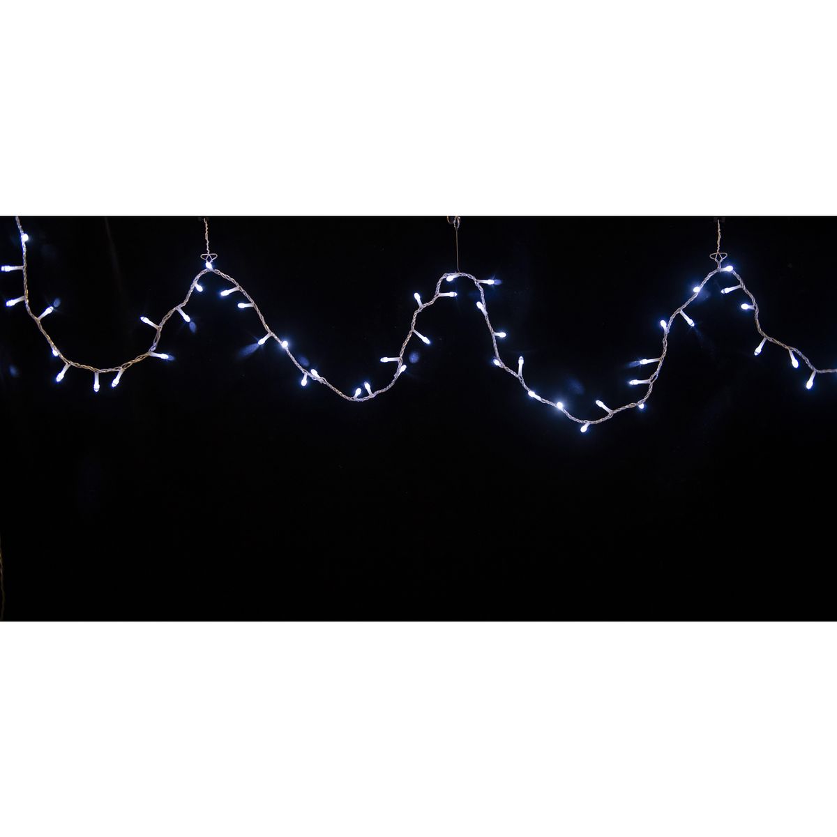 DEAR SANTA - Juego de 100 Luces LED Blanco Navidad
