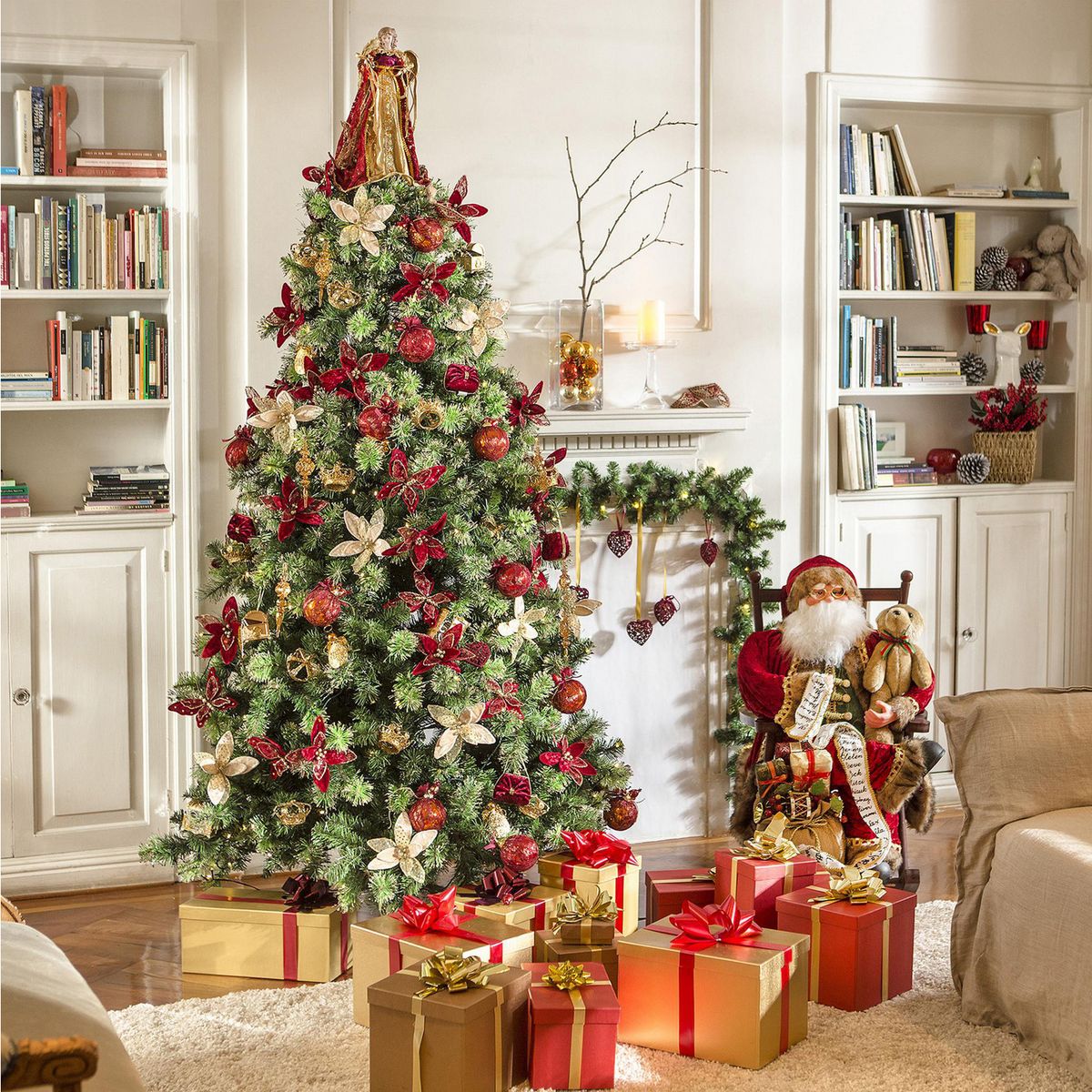 DEAR SANTA - Árbol De Navidad 210cm 1433 Ramas Pino