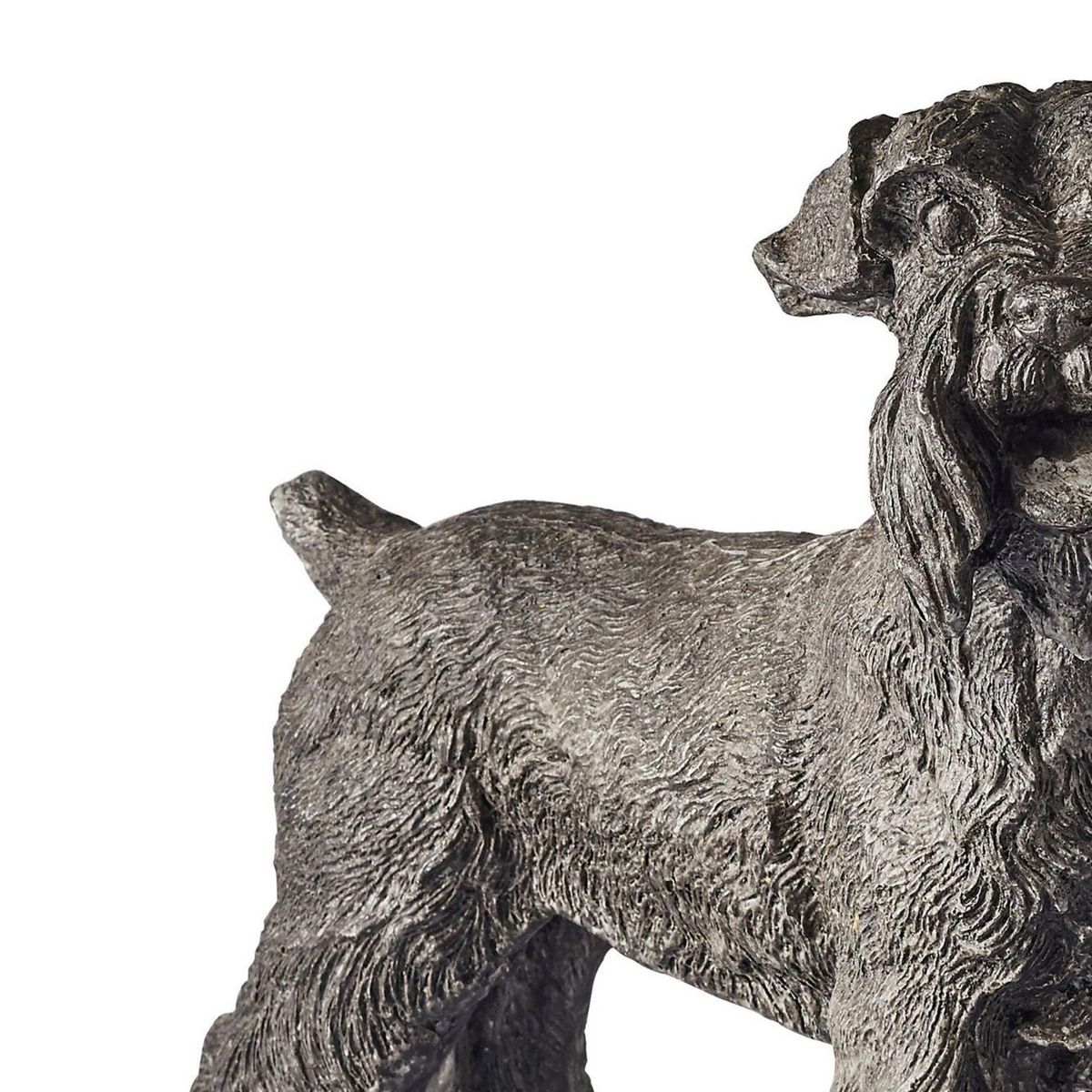 GENERICO - Figura Schnauzzer Poliresina Marrón 29cm