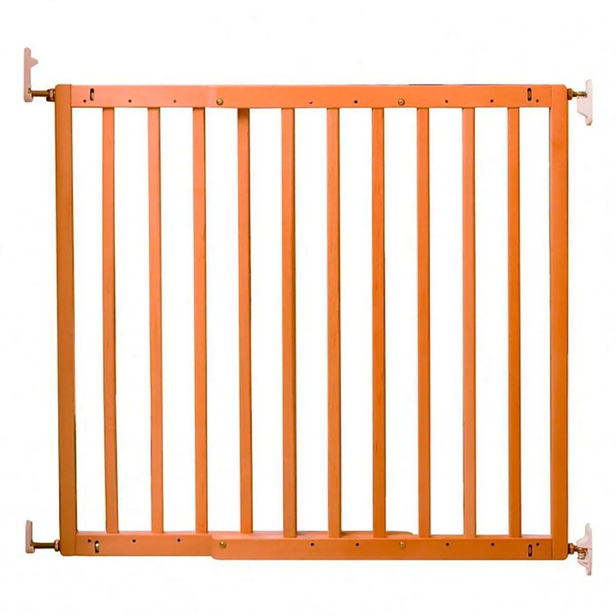 HAPPY DINO - Puerta de Seguridad Ajustable Madera Niños 63 a 105cm