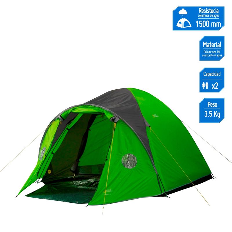 NATIONAL GEOGRAPHIC - Carpa 2 Personas Toronto II National Geographic Verde