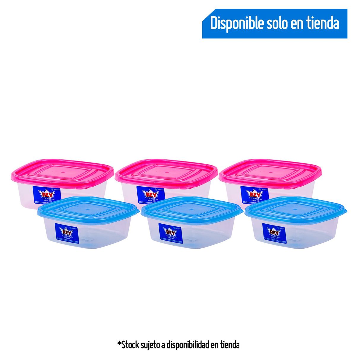 REYPLAST - Set Biofood 6 piezas 810 ml