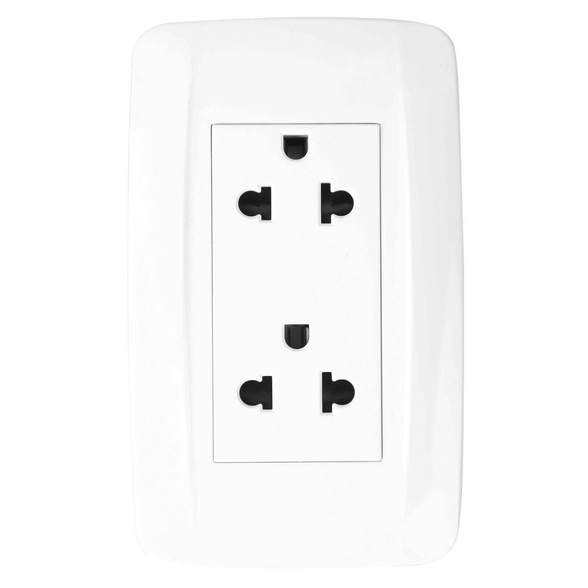 KARSON - Tomacorriente Doble P/T Primmus Blanco