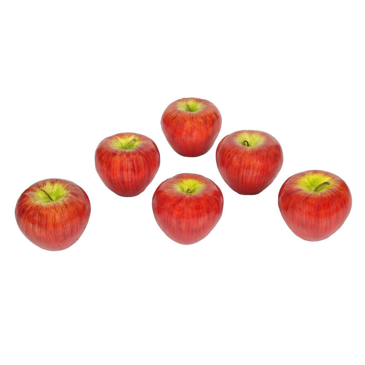 Set de 6 manzanas decorativas, marca RAPALLO - Foto Principal
