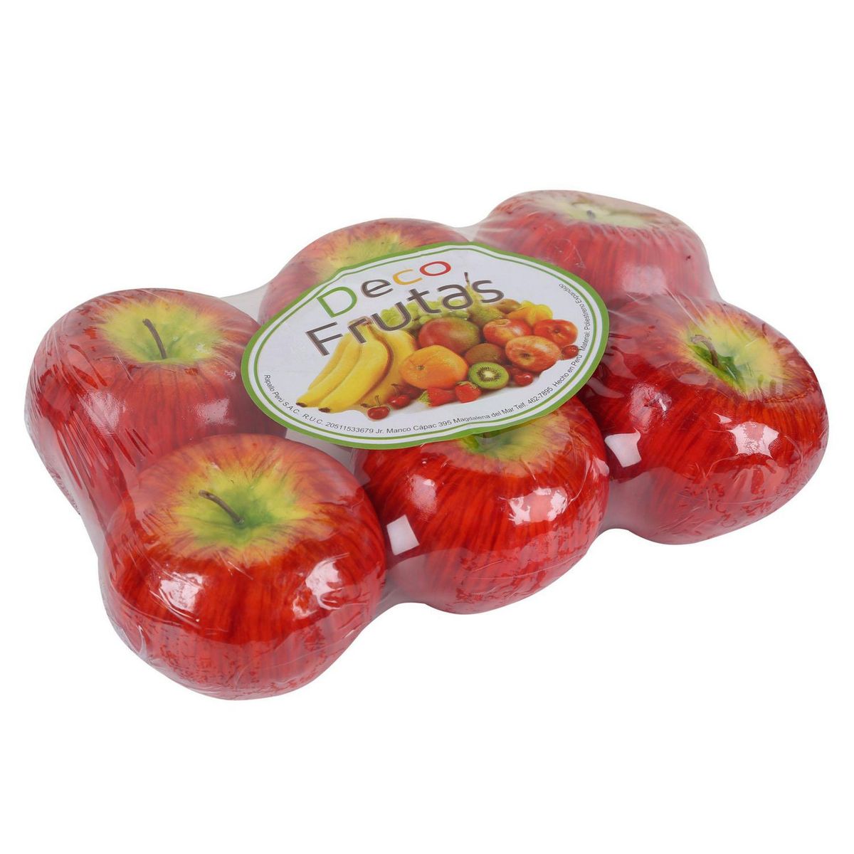 Set de 6 manzanas decorativas, marca RAPALLO - Foto 2