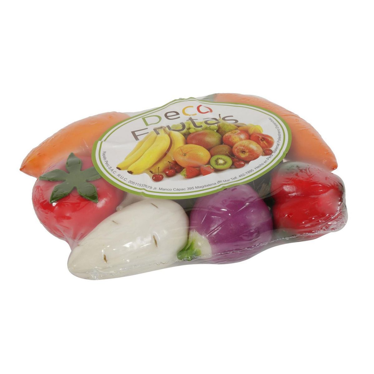 RAPALLO - Set de 9 Verduras Decorativas Poliestireno