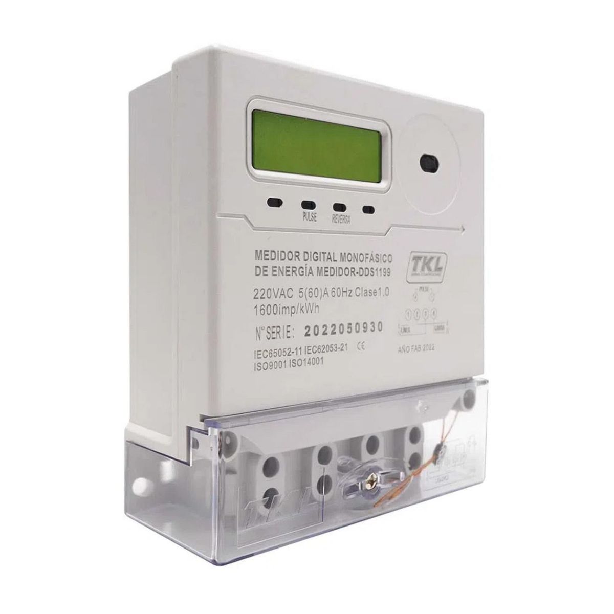 VOLT - Medidor de luz monofásico digital 60A