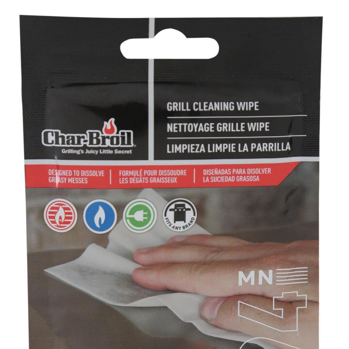 CHAR BROIL - Wipes para limpiar parrilla