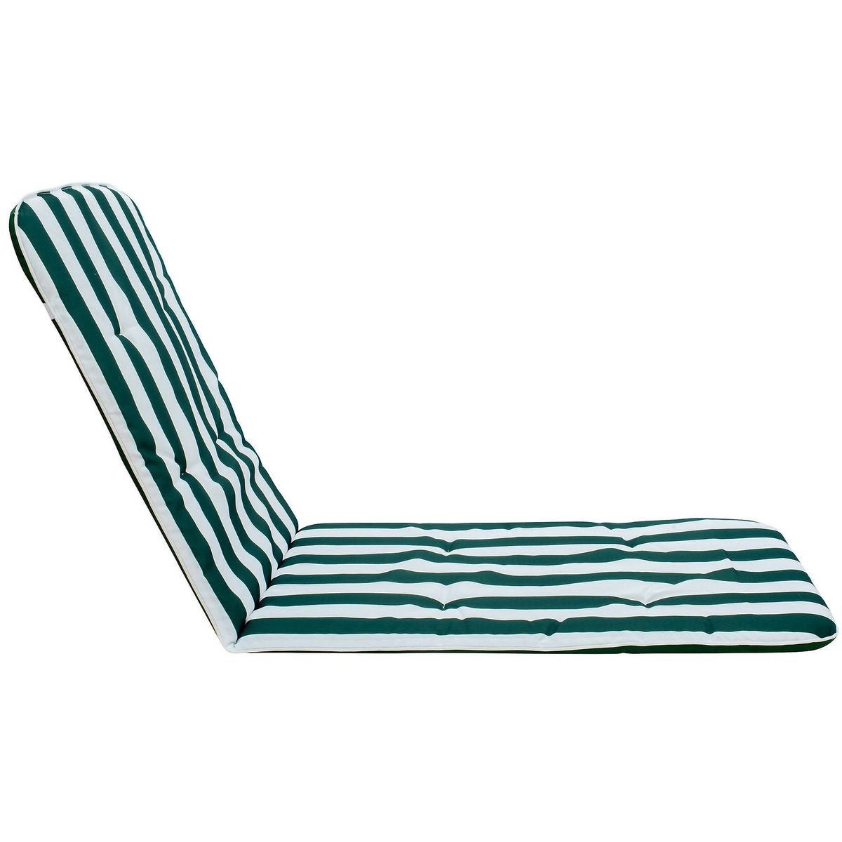 JUST HOME COLLECTION - Cojín para reposera verde 190x58cm