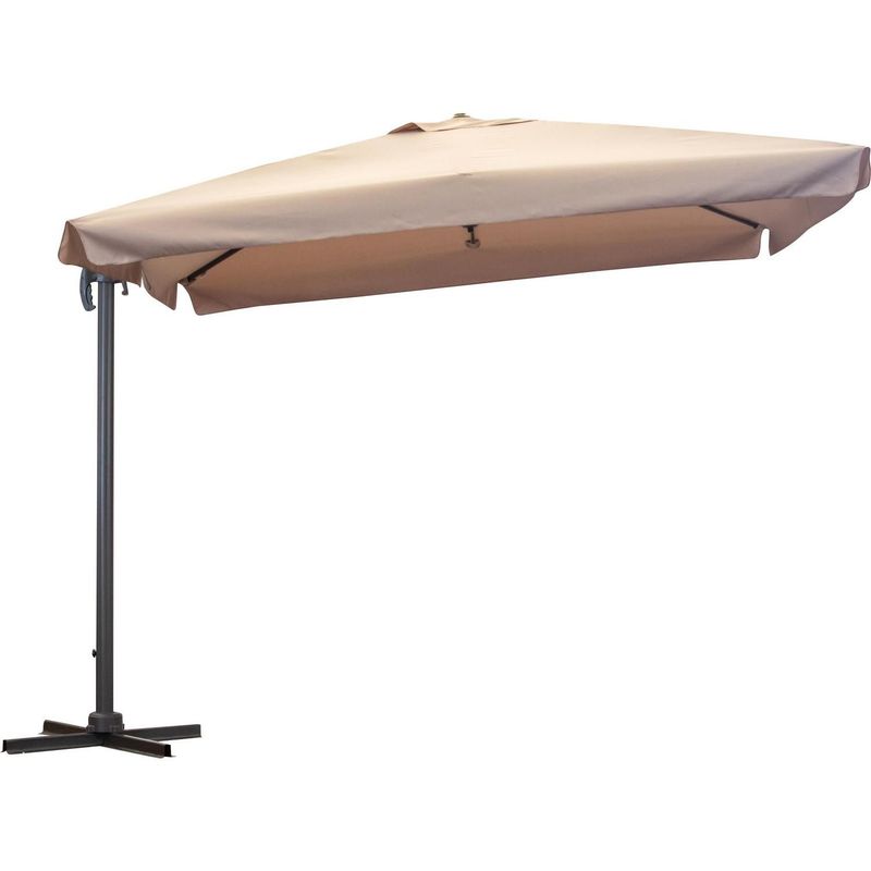 JUST HOME COLLECTION - Sombrilla para Terraza Lateral Taupe 3m
