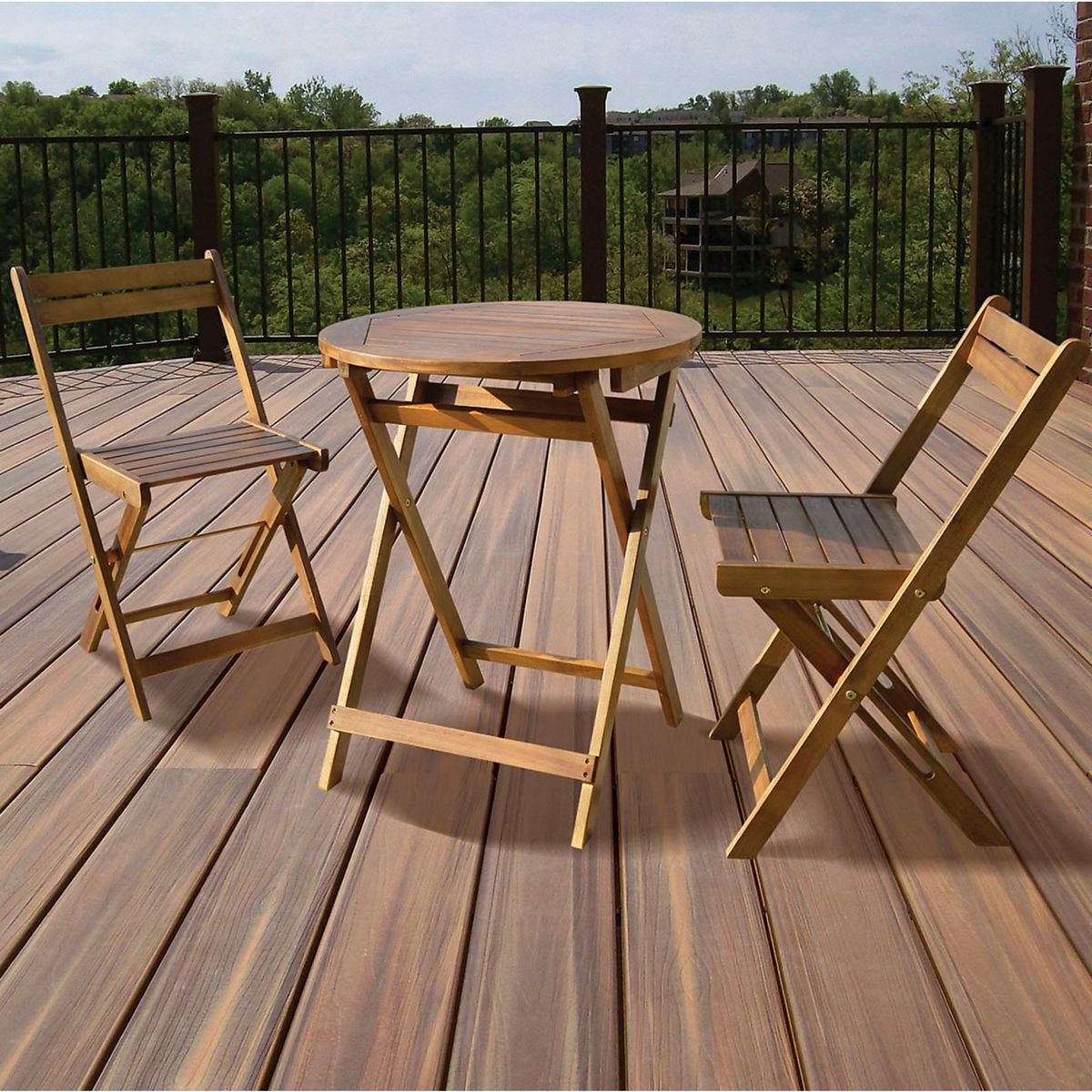 JUST HOME COLLECTION - Juego de Balcón de Terraza Catania 2 Personas Natural