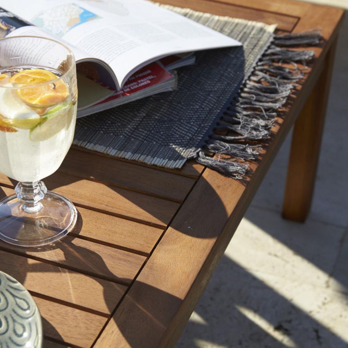 JUST HOME COLLECTION - Juego de Living de terraza Saint Pete 4 personas Natural