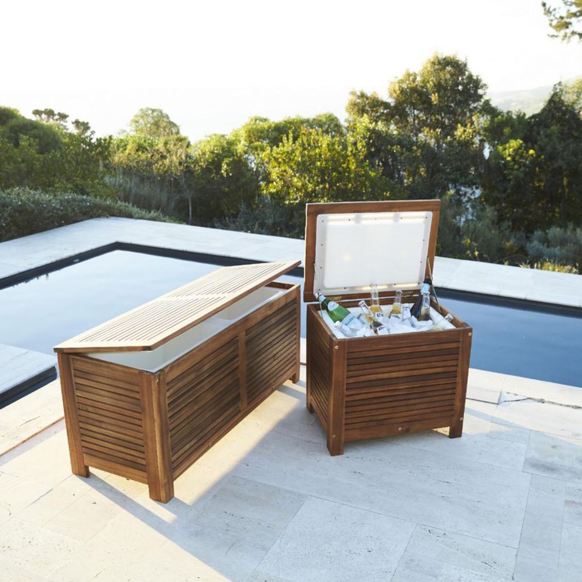 JUST HOME COLLECTION - Cooler de Madera