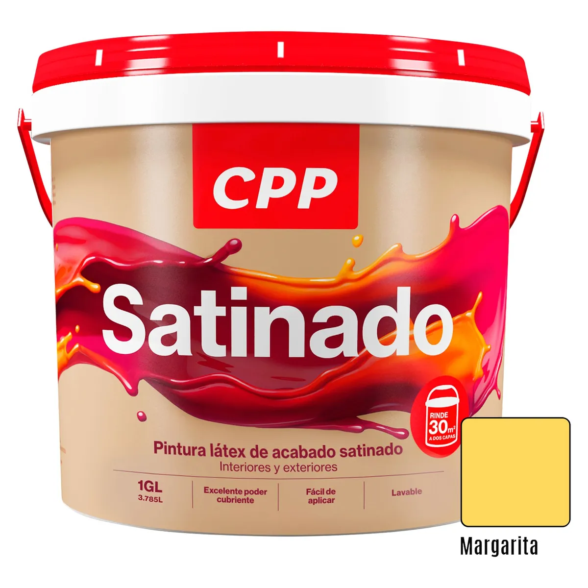 CPP - Pintura CPP Látex Satinado Margarita 1GL