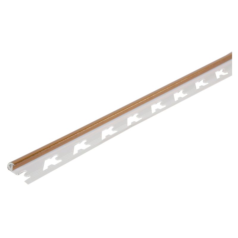 ARCANSAS - Perfil para Revestimiento PVC Bronce
