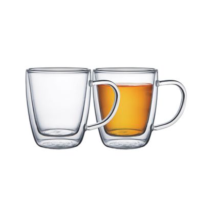 Juego de Tazas T�/Cappuccino 2 Piezas