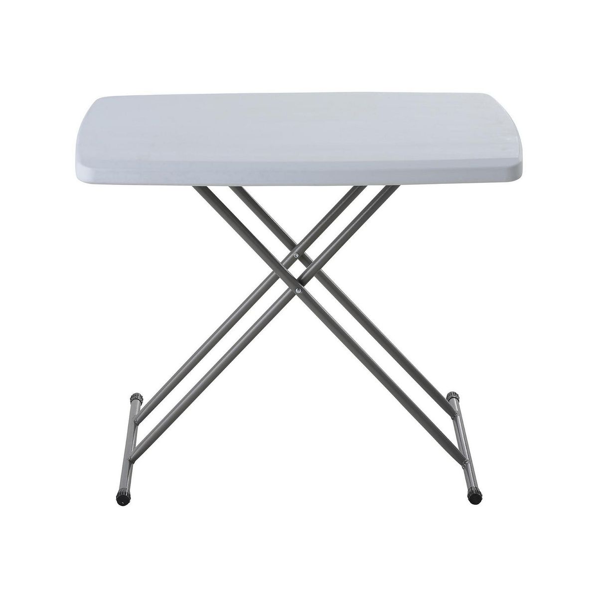 JUST HOME COLLECTION - Mesa Plegable Rectangular Blanco 75CM