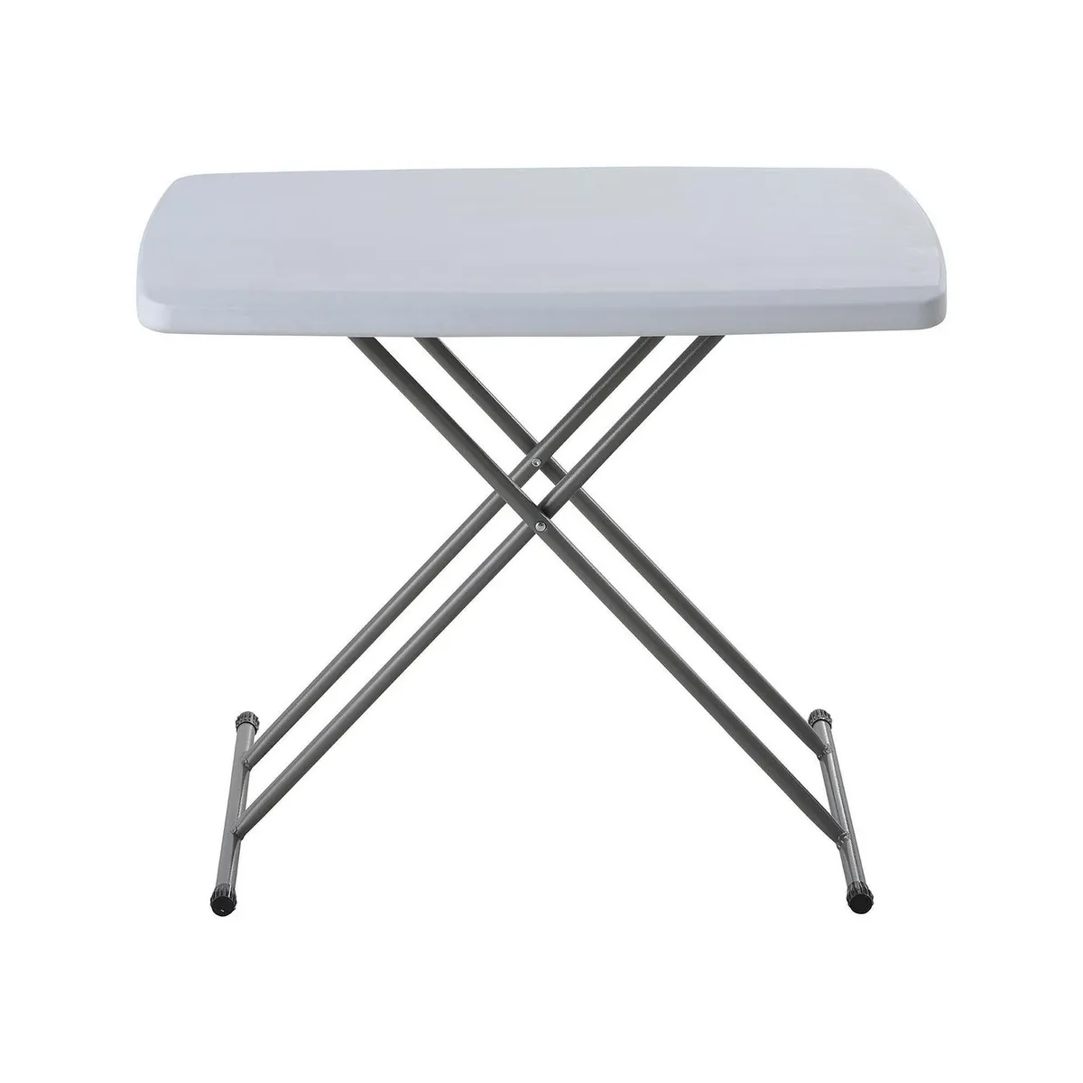 JUST HOME COLLECTION - Mesa Plegable Rectangular Blanco 75CM