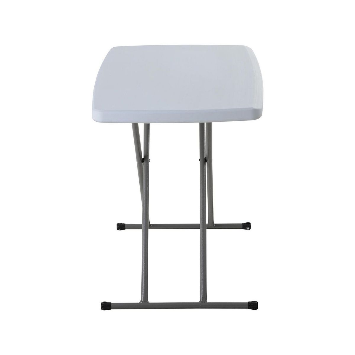 JUST HOME COLLECTION - Mesa Plegable Rectangular Blanco 75CM