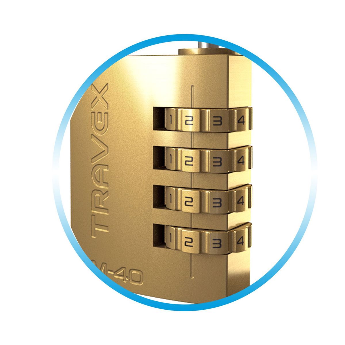 TRAVEX - Candado con Clave Travex 40 mm