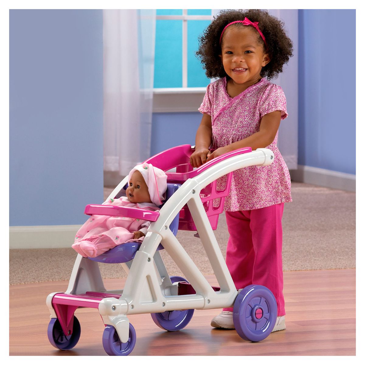 GAME POWER - Cochecito de Juguete para Bebé Compra conmigo