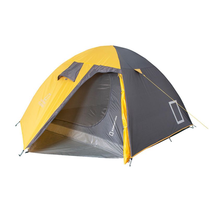 NATIONAL GEOGRAPHIC - Carpa Para 6 Personas Modelo Ottawa Vi Color Anaranjado Con Gris
