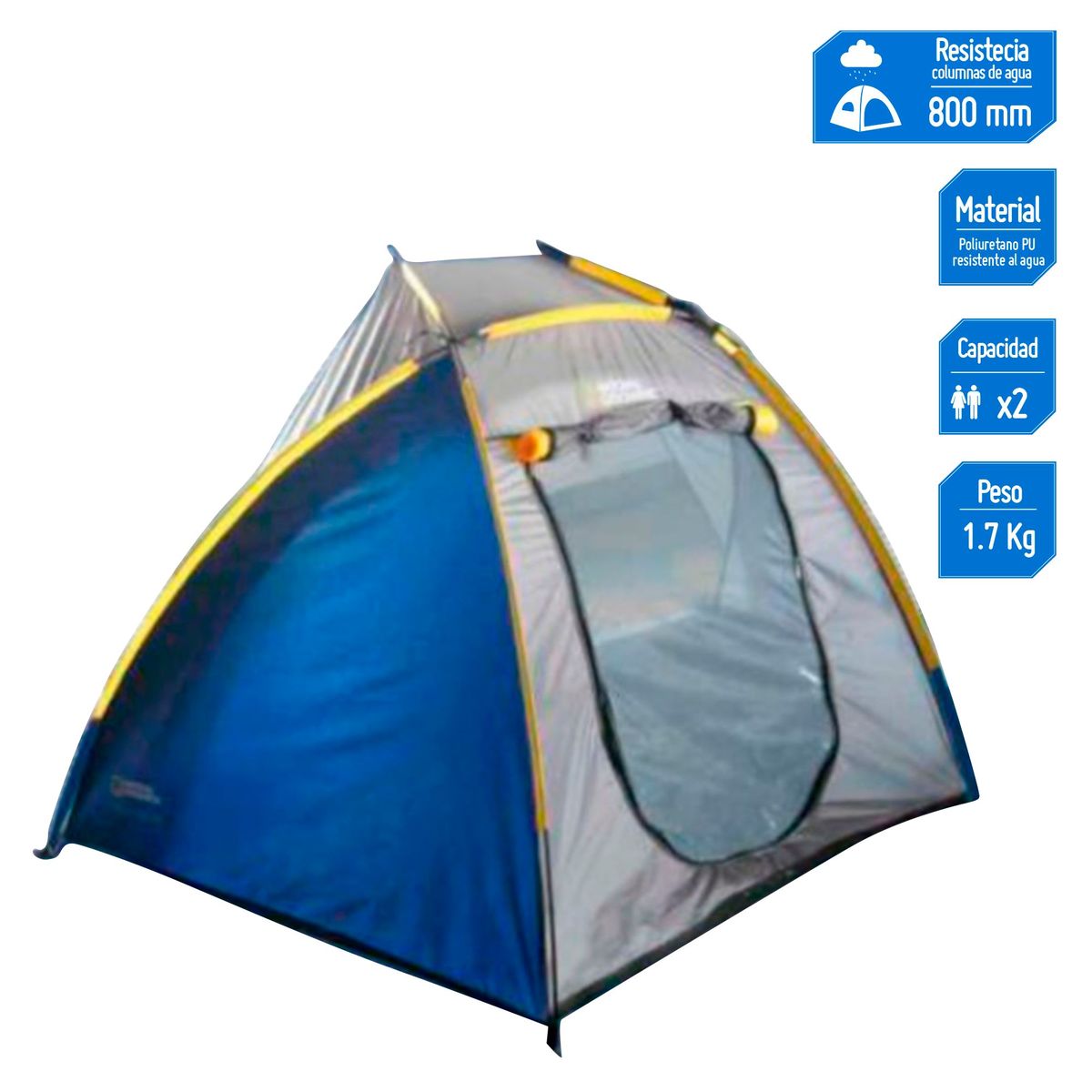 NATIONAL GEOGRAPHIC - Carpa Playa 2 Personas National Geographic Shelter Azul